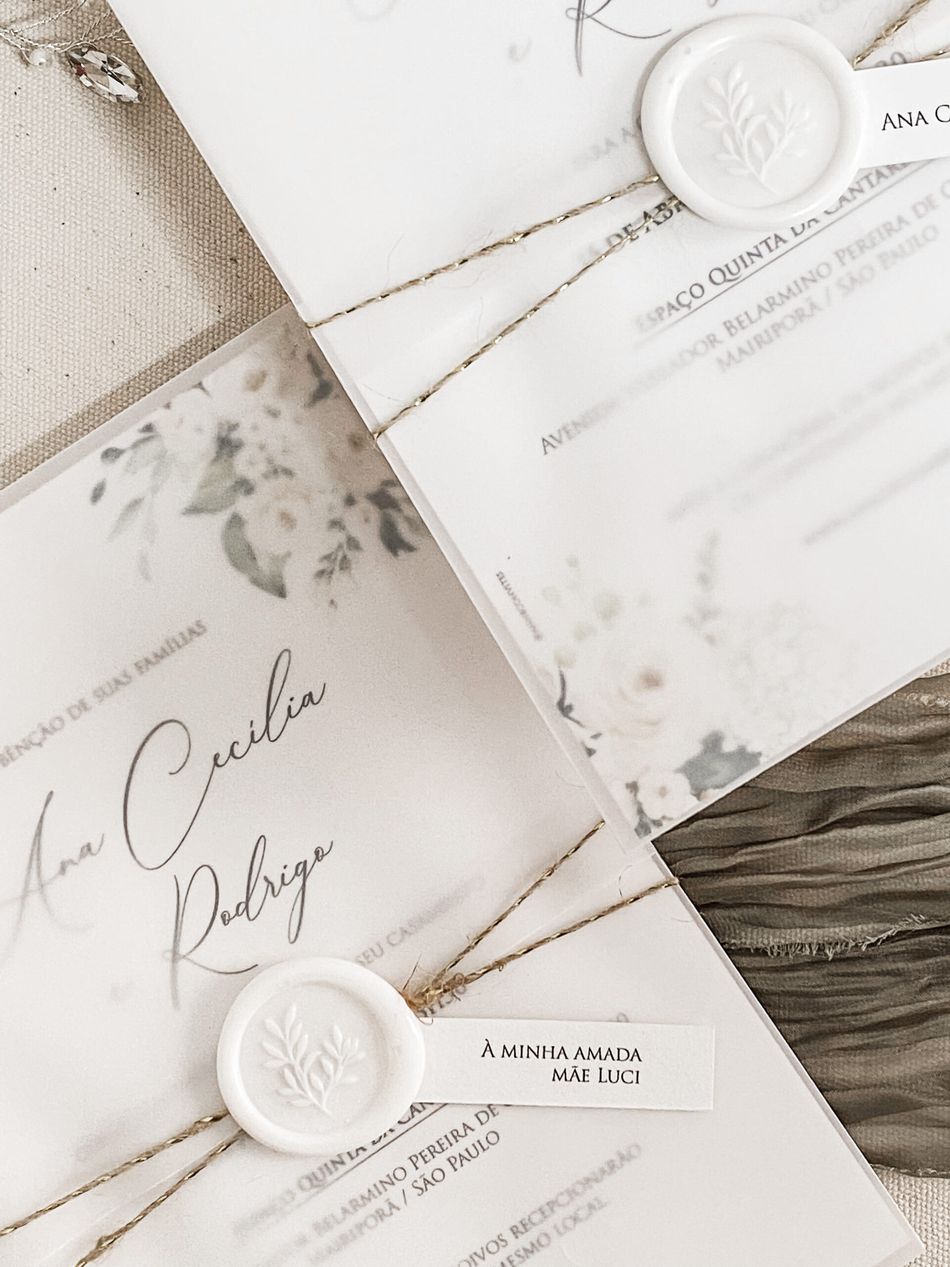 Convite Cecília – COD. 200 – FL - Imagem 2