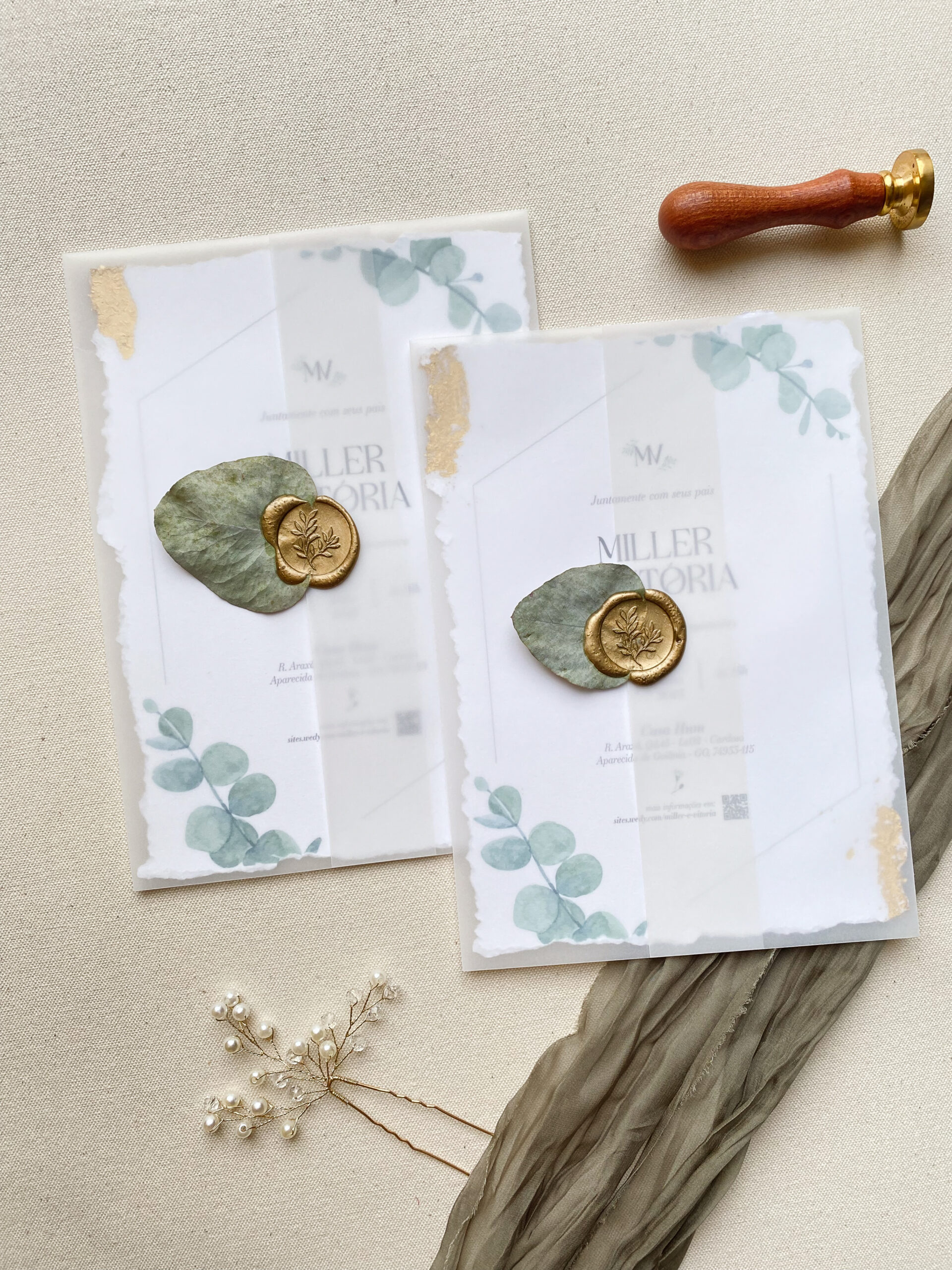 Convite Vitória – COD. 202 – LE - Imagem 2