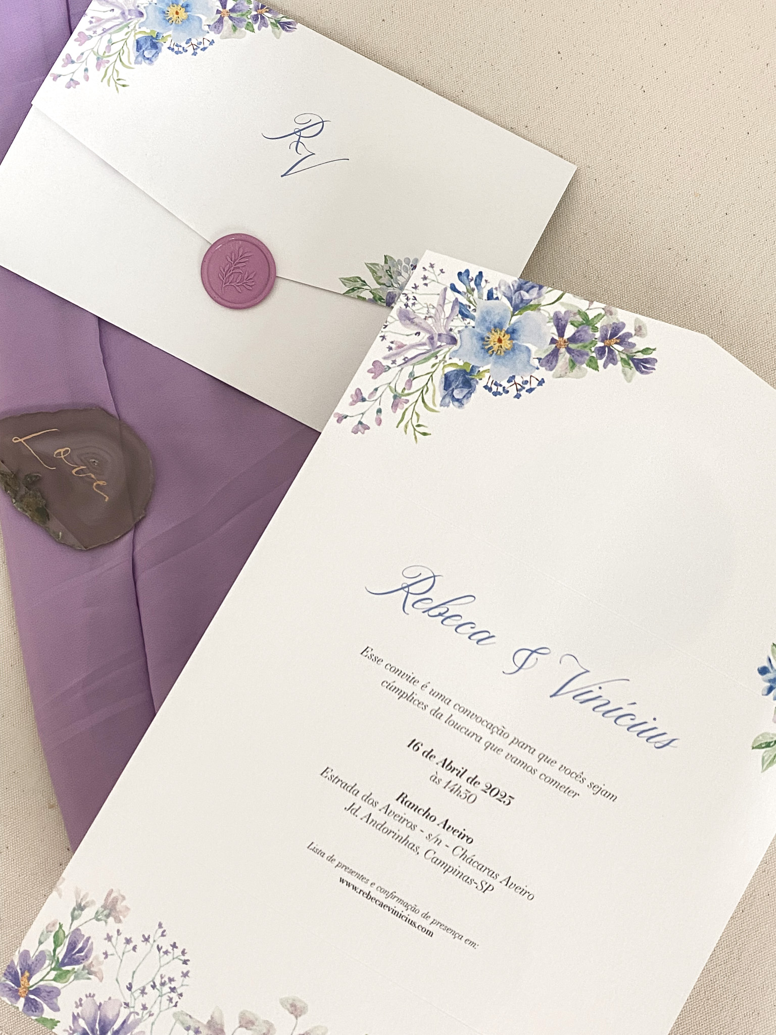 Convite Rebeca - COD. - 201 - L