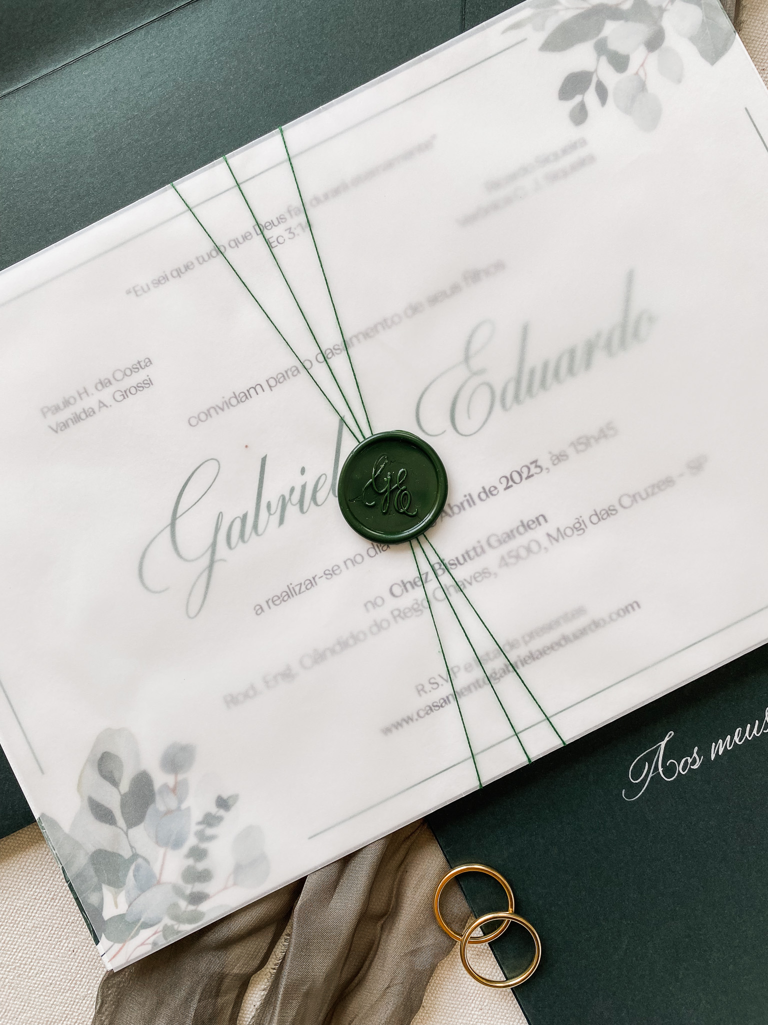 Convite Gabriela - COD. 440 - FL - Imagem 4