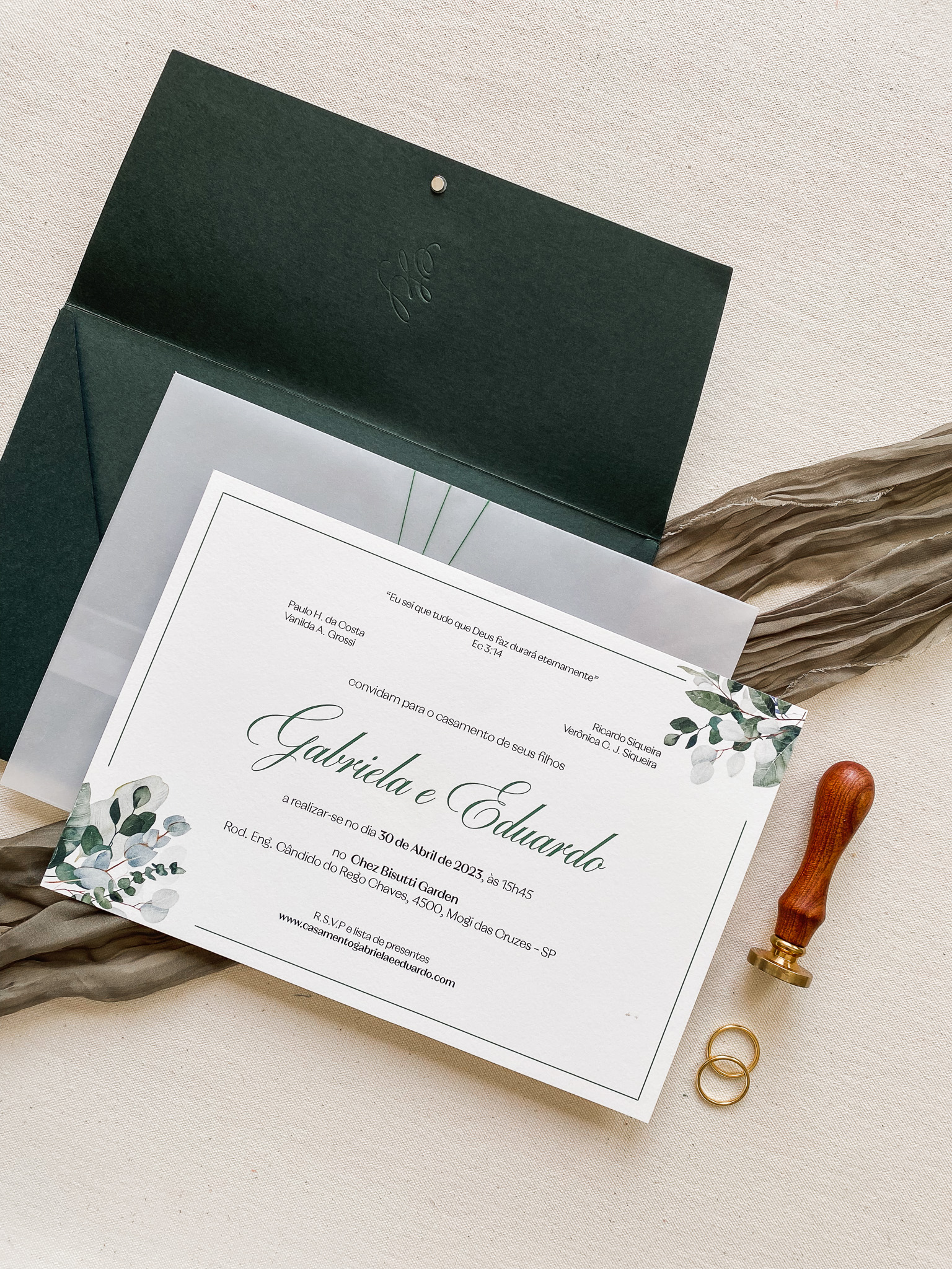 Convite Gabriela - COD. 440 - FL